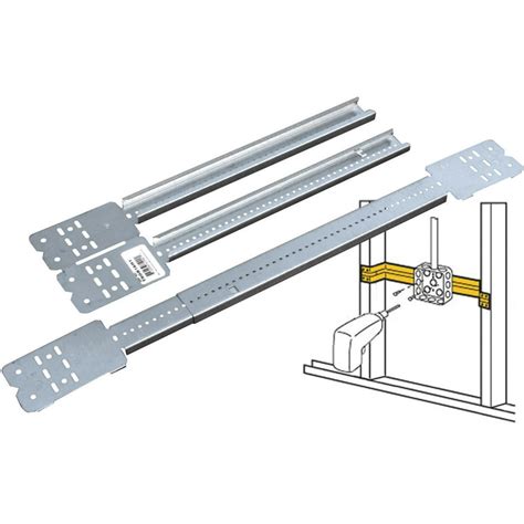 adjustable electrical box brackets|mounting bracket for electrical box.